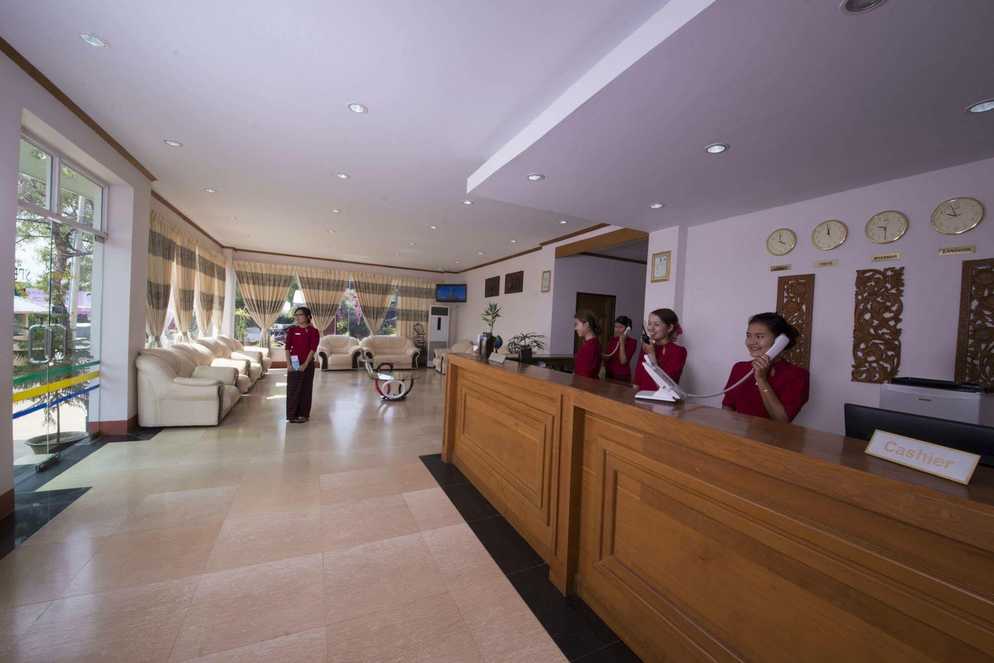 Shwe Poe Eain Hotel New Bagan Bagian luar foto
